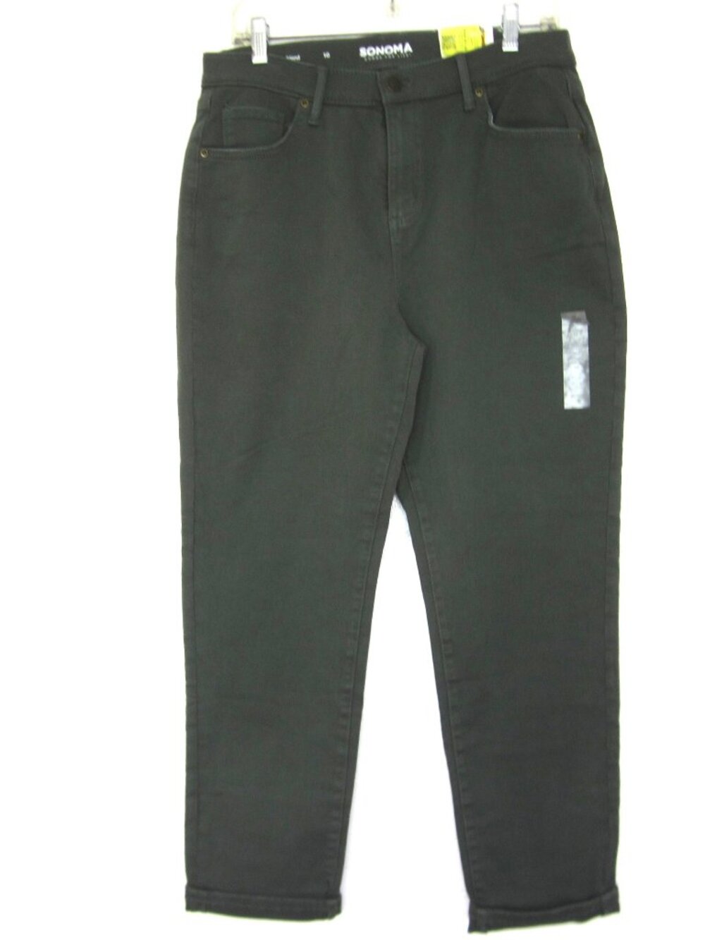 Sonoma NEW Size 10 Boyfriend High Rise Waist Jeans Relaxed Hip Straight Leg